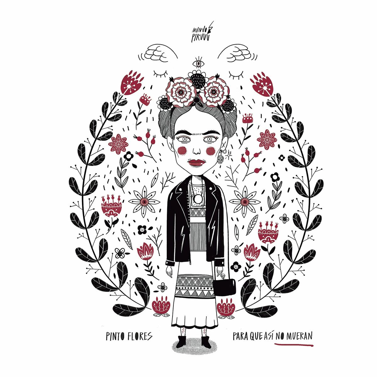 Bäddset Decolores Pinto Frida de Mundopiruuu Multicolour